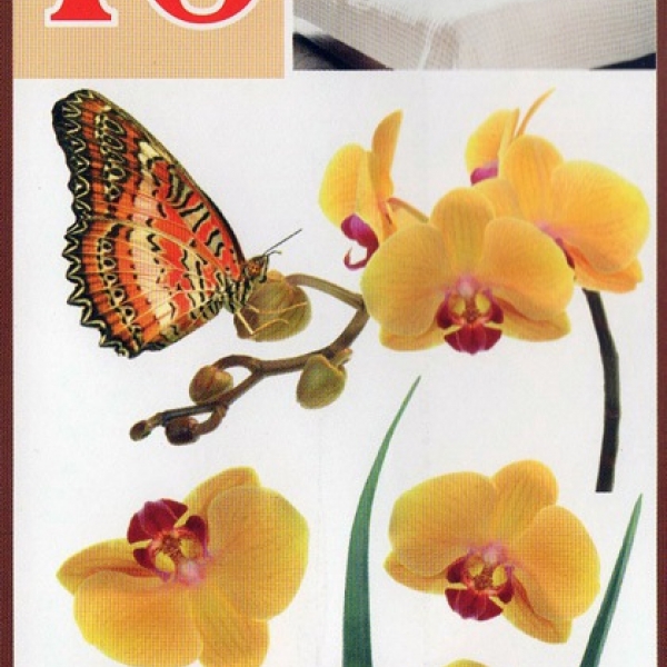 Декоративна наліпка ArtDecor №16 Желтые орхидеи