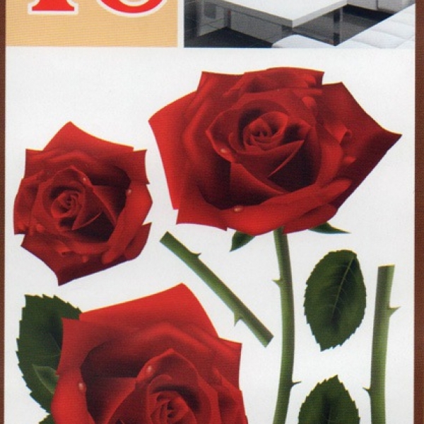 Описание - Салфетка для декупажа Красные розы