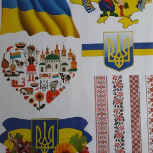 Декоративна наліпка Label №30 Украина
