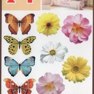 Декоративна наліпка ArtDecor №14 Цветы с бабочками